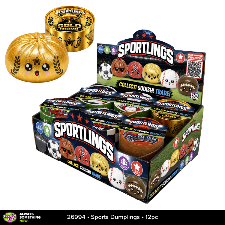 Fun Doh Sports Dumpling Squishy