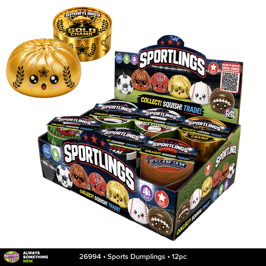 Fun Doh Sports Dumpling Squishy preorder SEPT 15th