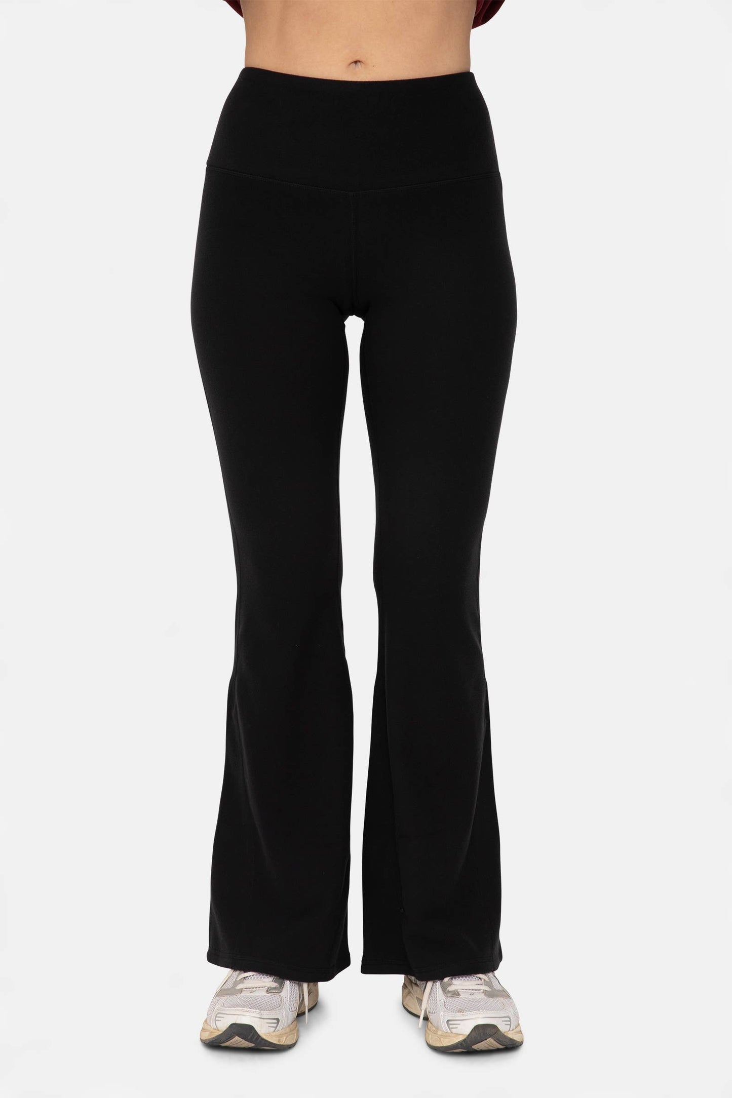 High Waisted MonoB Flared Fleece Leggings