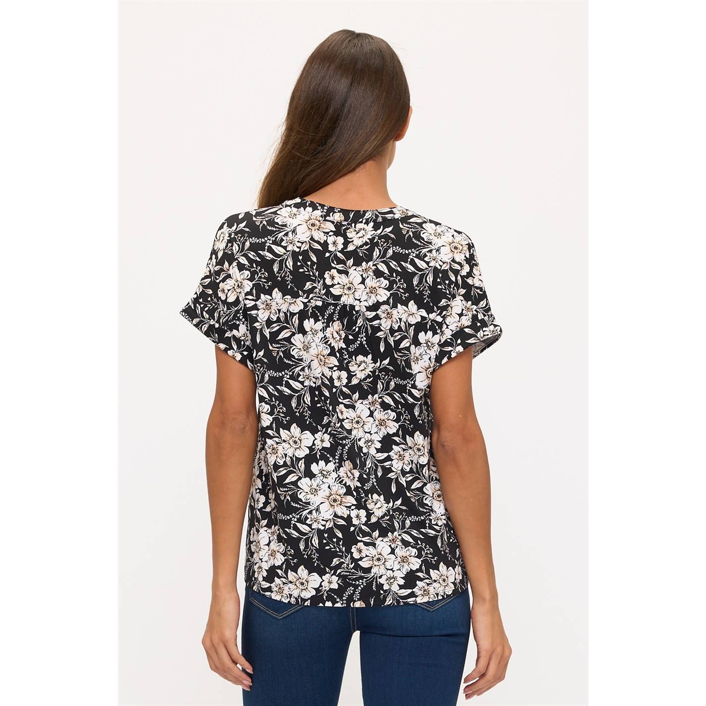 FLORAL PRINT DOLMAN