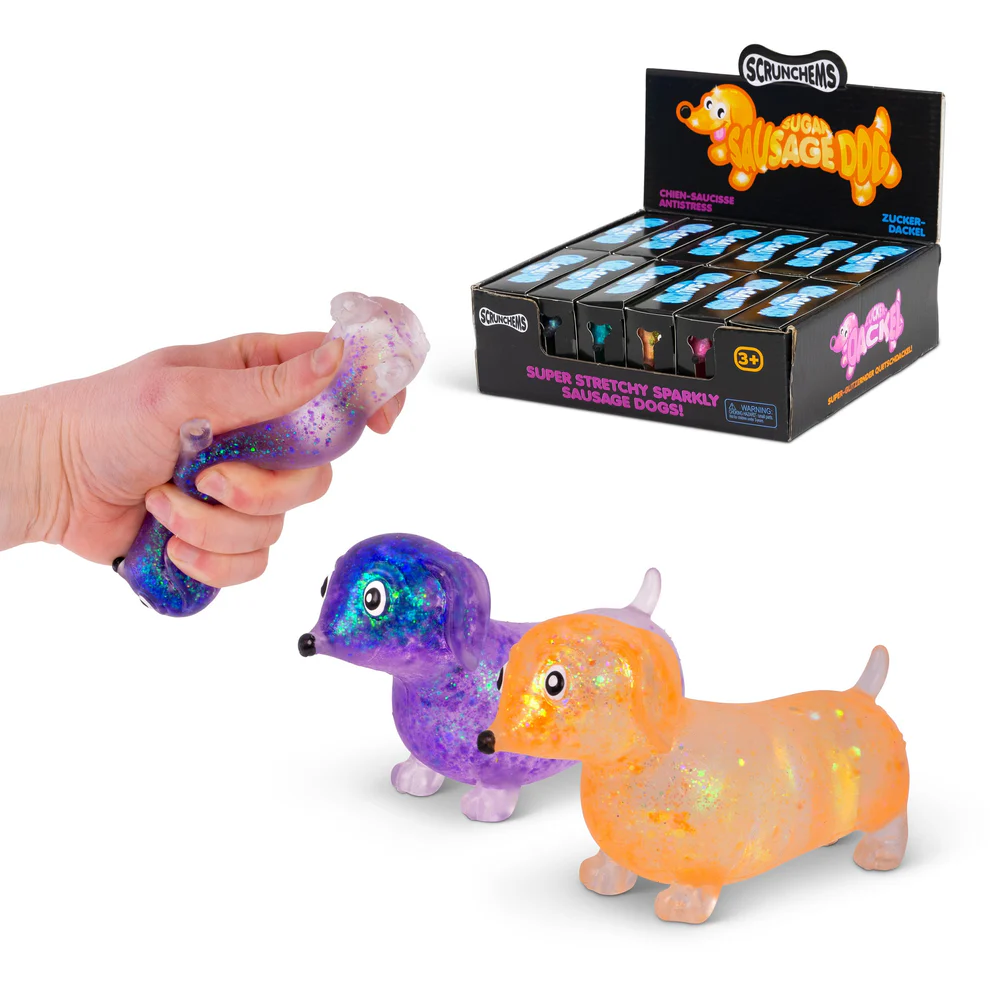 Scrunchems® Sugar Sausage Dog Squishy | Dachshund PREORDER SEPT 20th