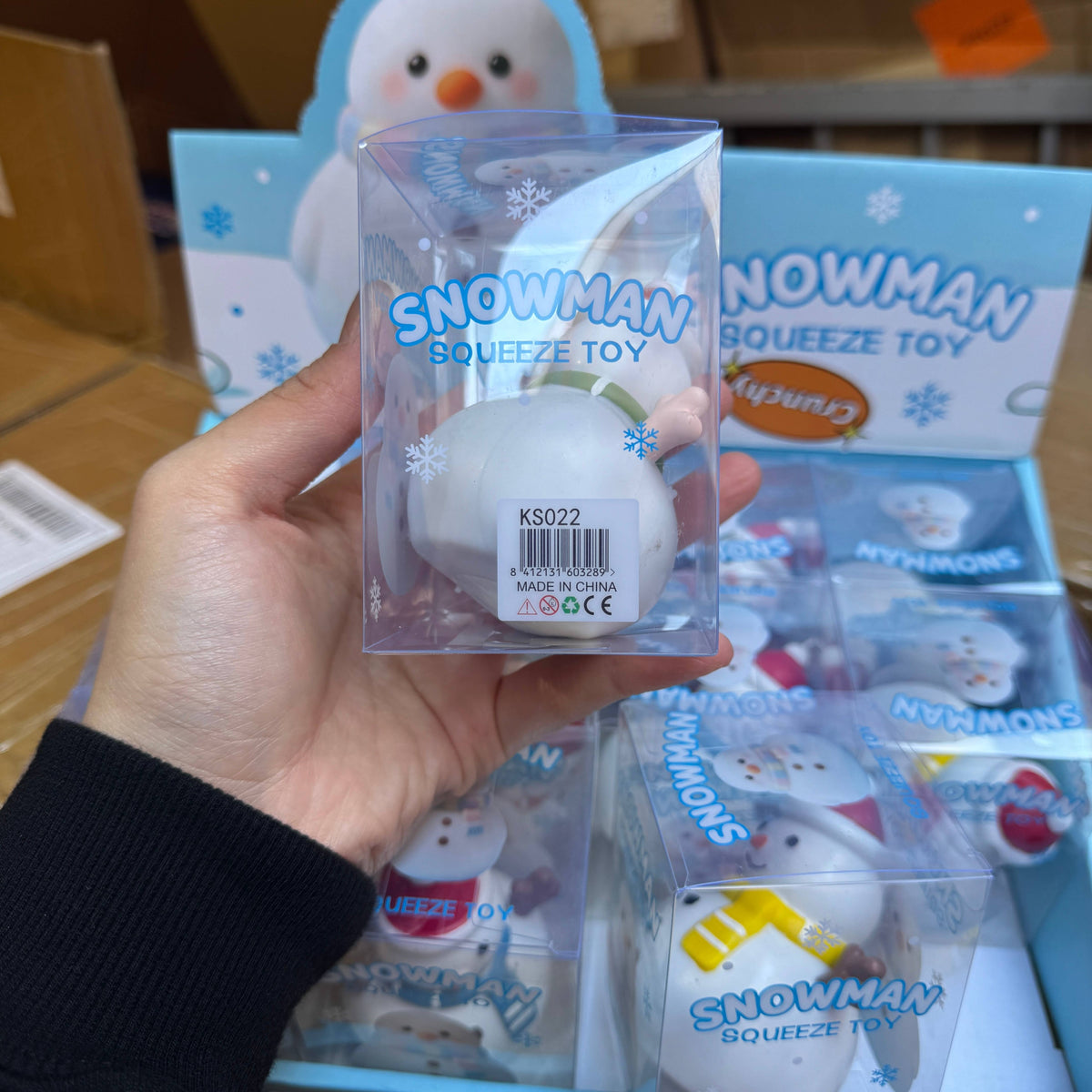 Crunchy Christmas Snowman Squishy