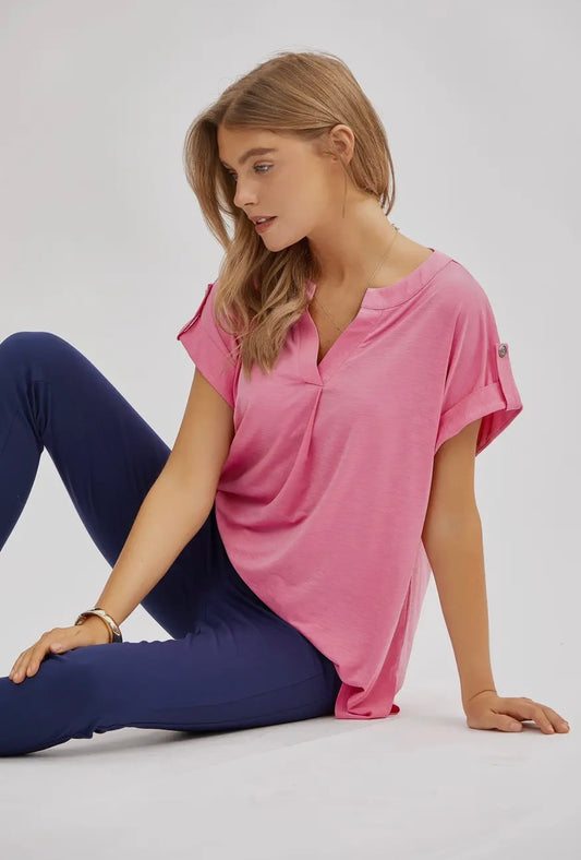Solid Soft Dolman Sleeve Top