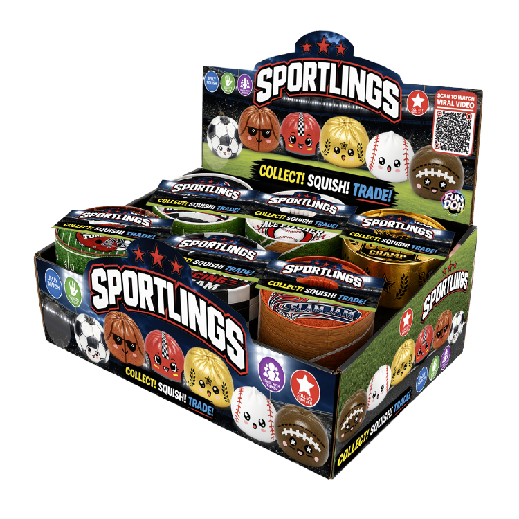 Fun Doh Sports Dumpling Squishy