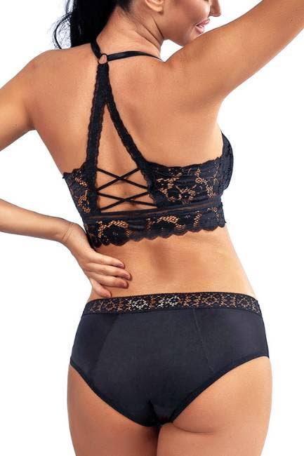 Floral Lace Mesh crop camisole Wireless Bra Bralettes