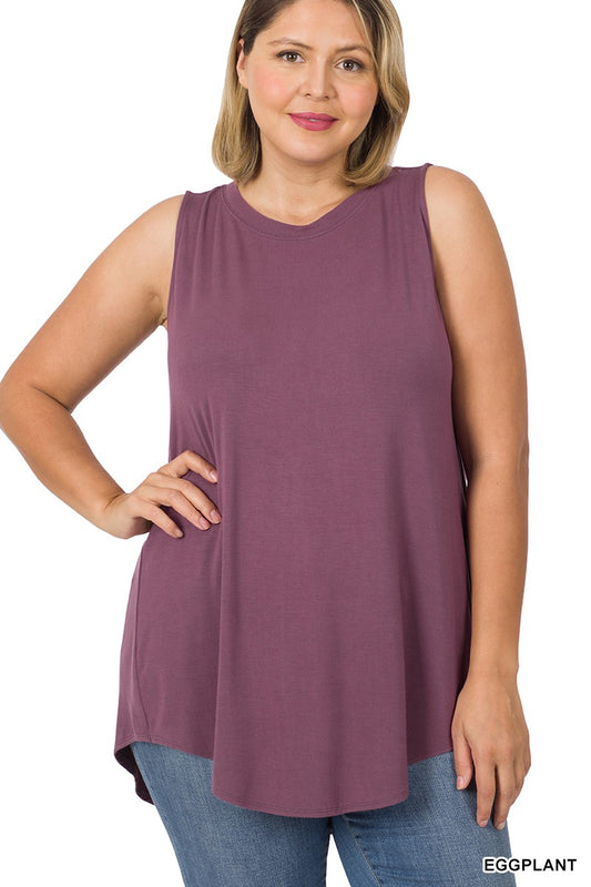 Round Neck Zenana Tank