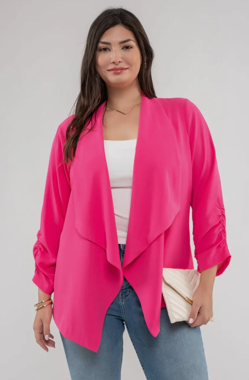 Mine 3/4 sleeve blazer