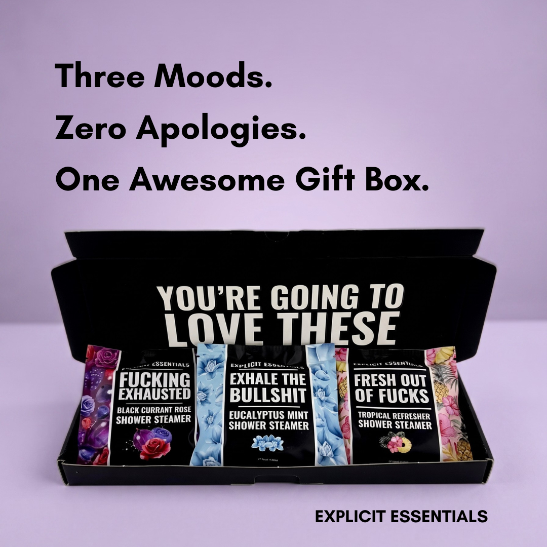 Shower EXPLICIT Steamer Gift Box Set