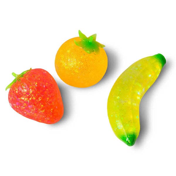 Scrunchems® Sugar Squish Fruits Squishy | 3-Piece Glitter Oct 10th PREORDER
