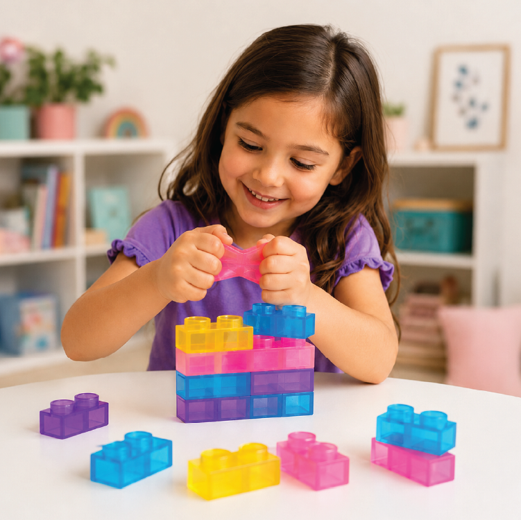 Fun Doh Squish Blocks Building Fidget Sensory