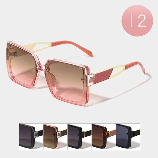 Retro Square Sunglasses