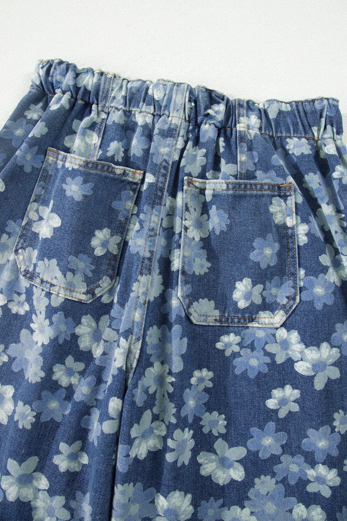 Floral Barrel Jeans