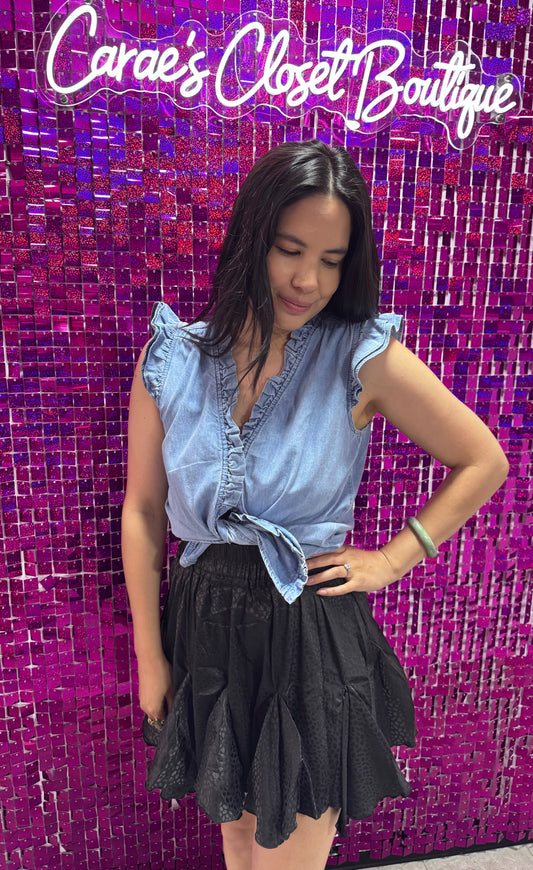 Satin Mini a Skirt SALE