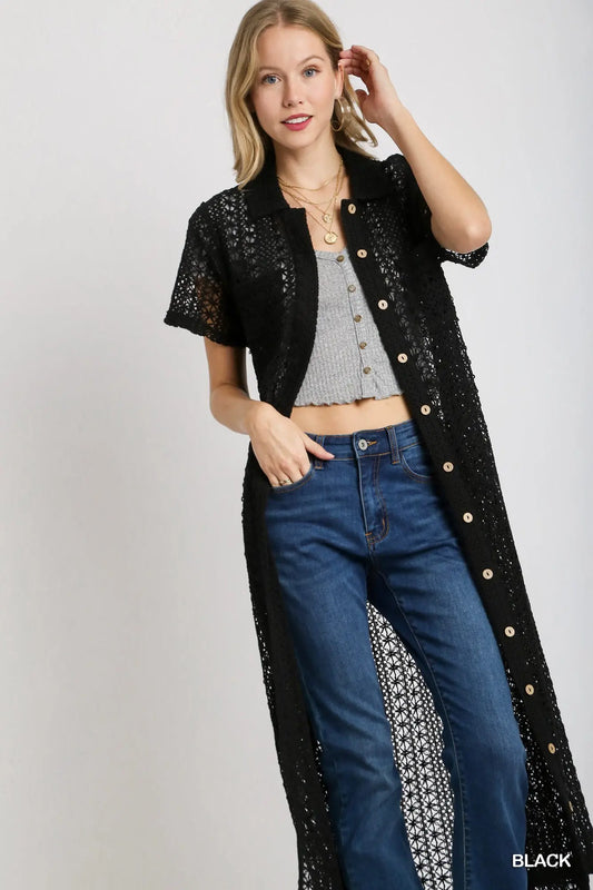 Crochet Button Down