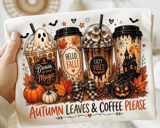 Autum & Coffee Please Tee