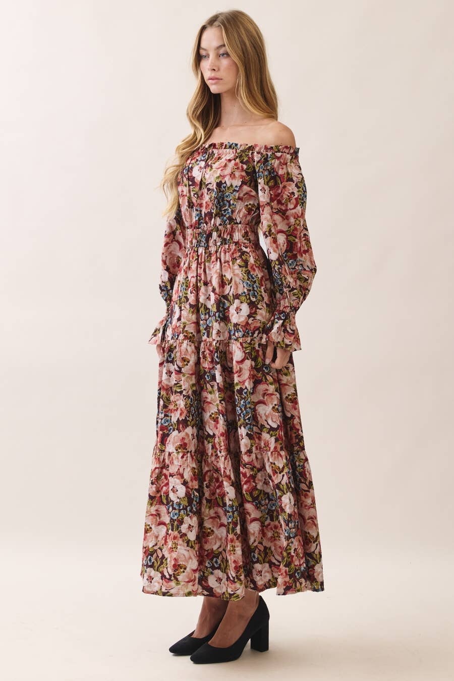 Floral FALL ODDI Midi Dress