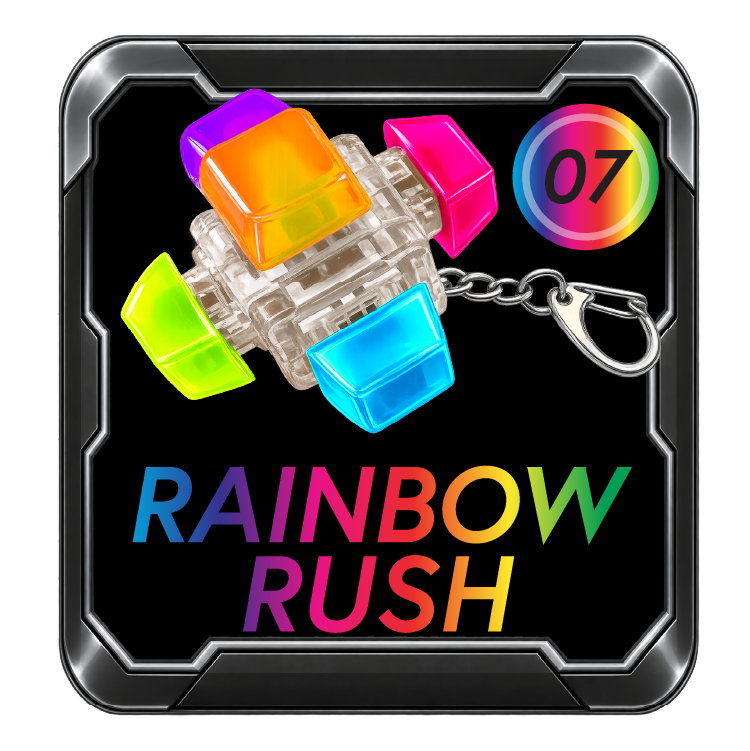 Sensory Fidget Keyboard Button Ball Keychain