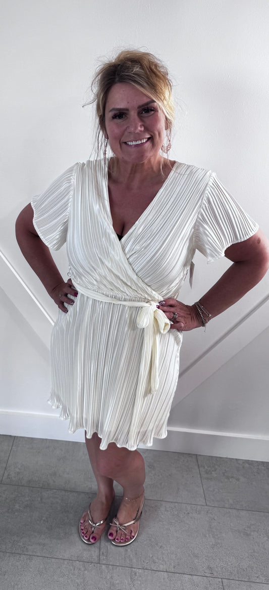 Sheer CaraZY  Ivory Dress