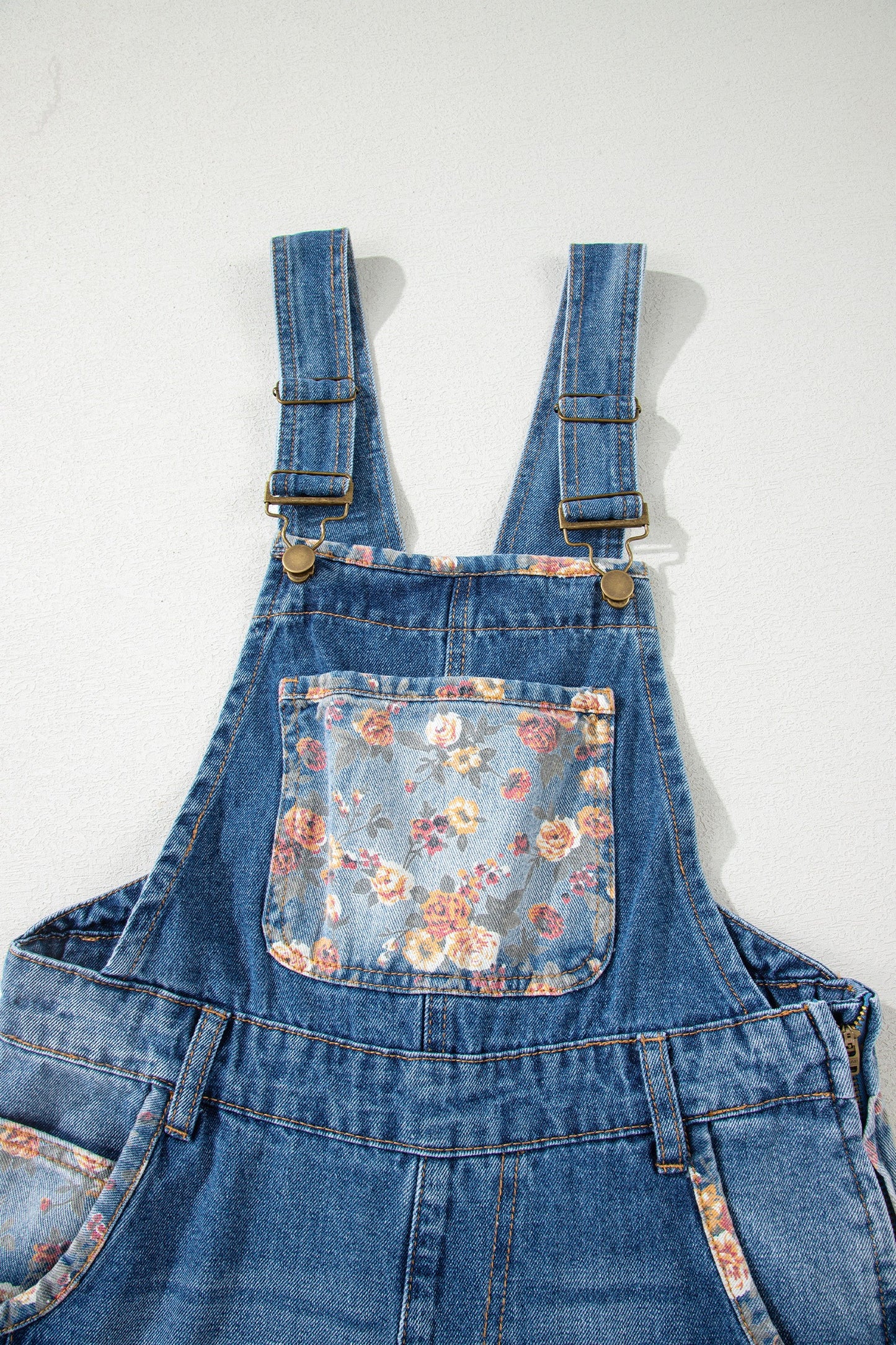 Blush & Blossom Denim Overalls