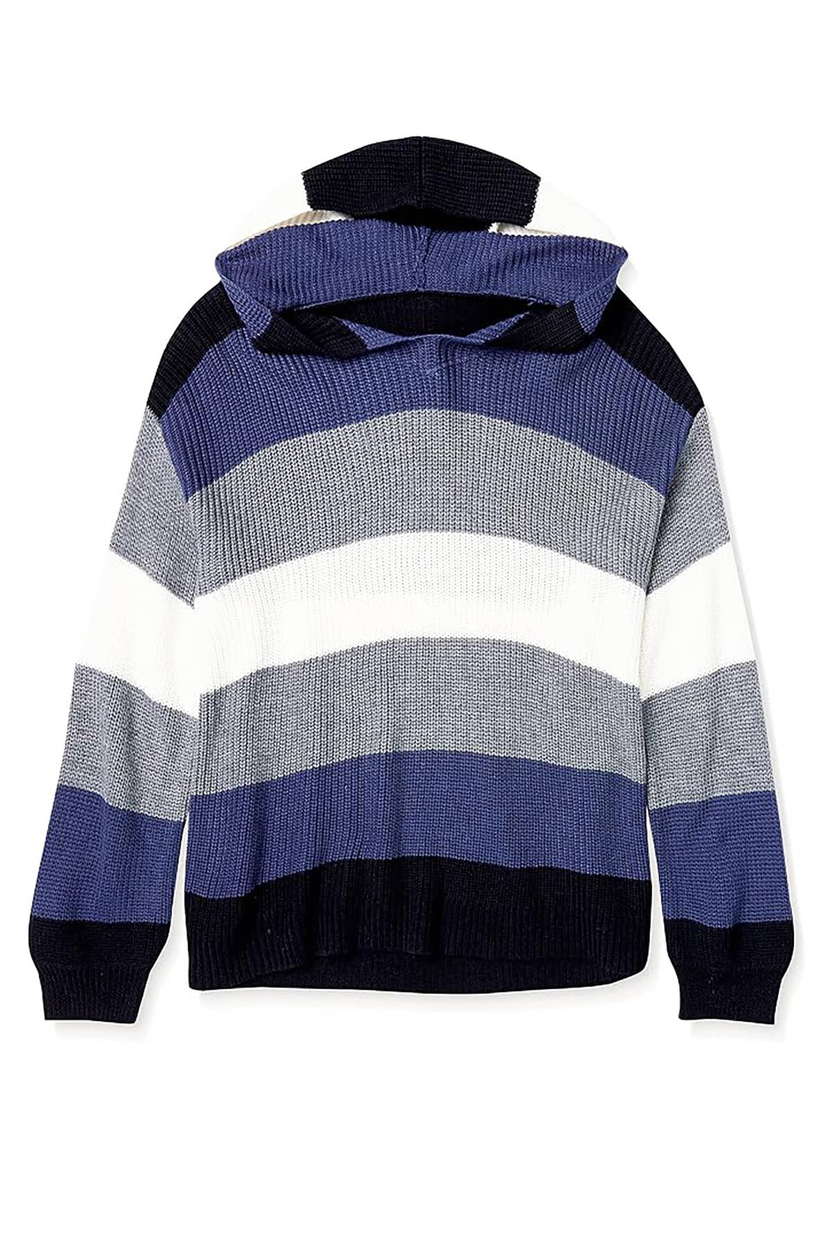 HARBOR STRIPE HOODIE SWEATER