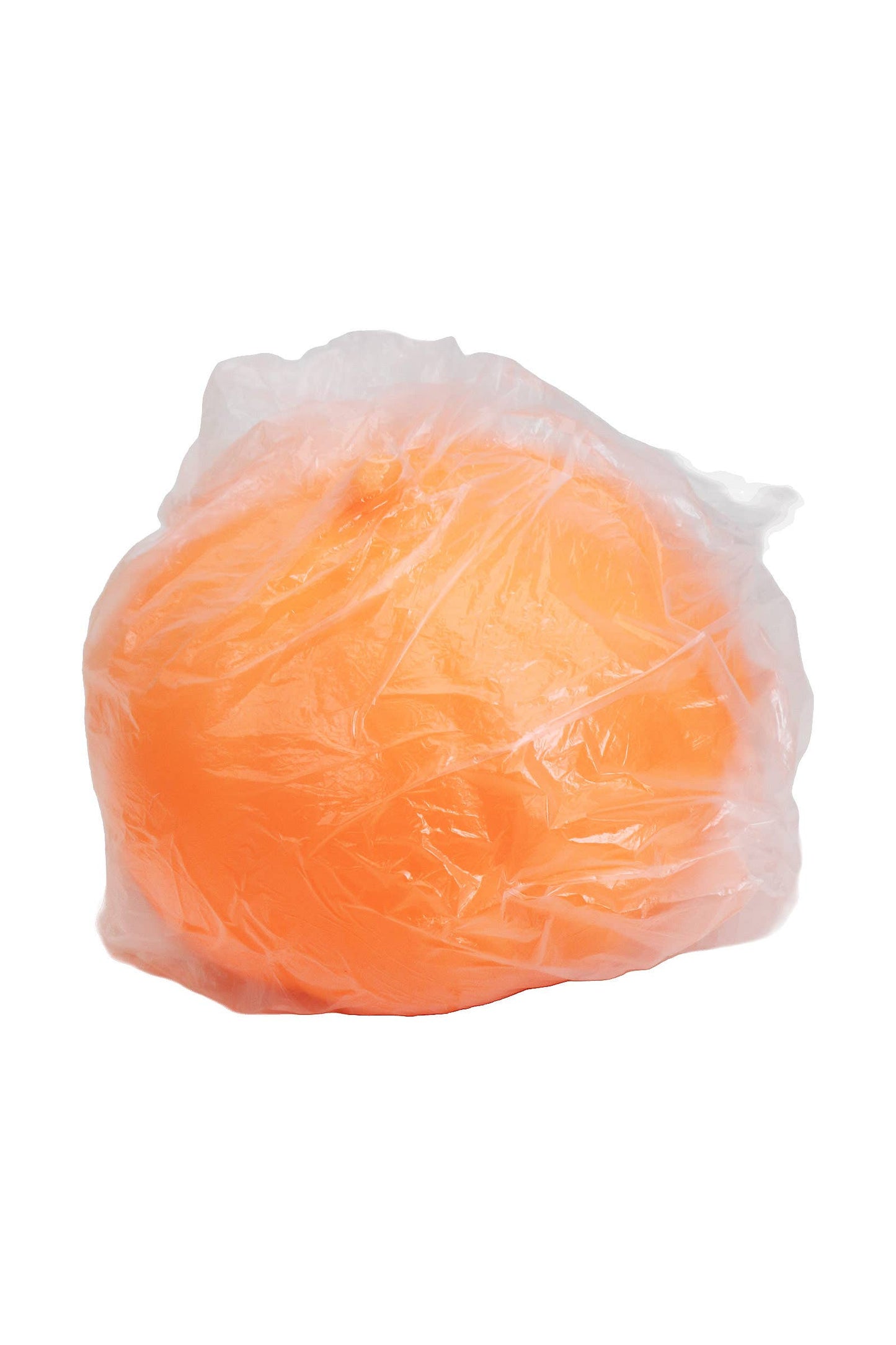 BIG 5 Inch Orange Pumpkin Fluffy Slime Filled Squishy