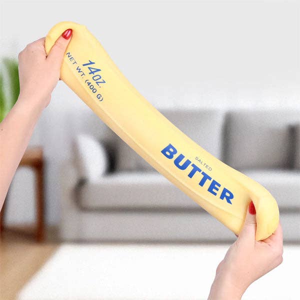 Pre Order Giant Butter Stick 10" Stretchy Squishy EST Arrival July 30th