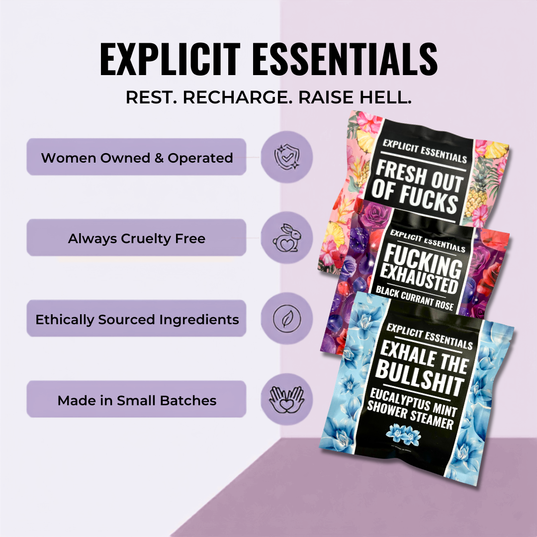 Shower EXPLICIT Steamer Gift Box Set