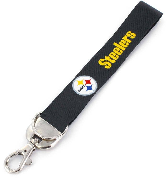 NFL Pittsburgh Steelers Deluxe Wristlet Keychain