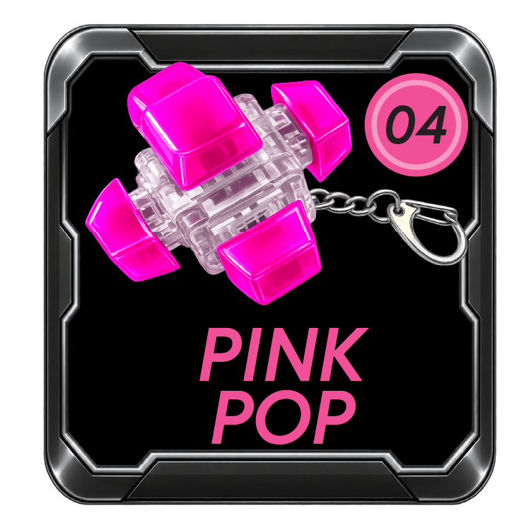 Sensory Fidget Keyboard Button Ball Keychain