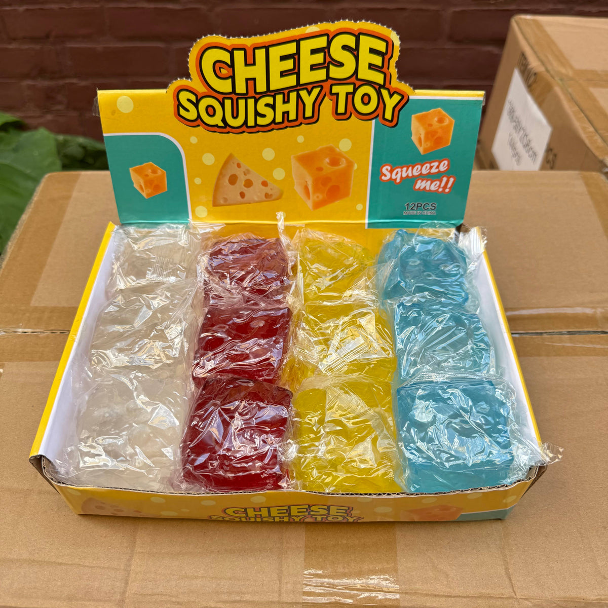 Coconut Oil Vaseline Warm Color Square Cheese SQUISHY