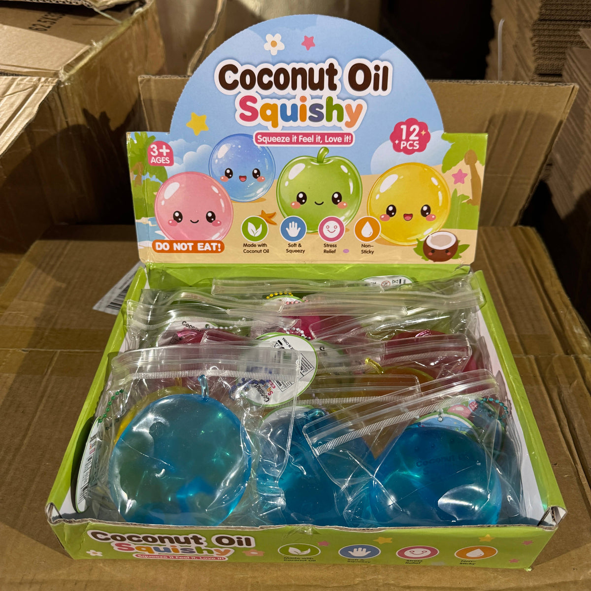 Coconut Oil Vaseline Colorful Apple Squishy