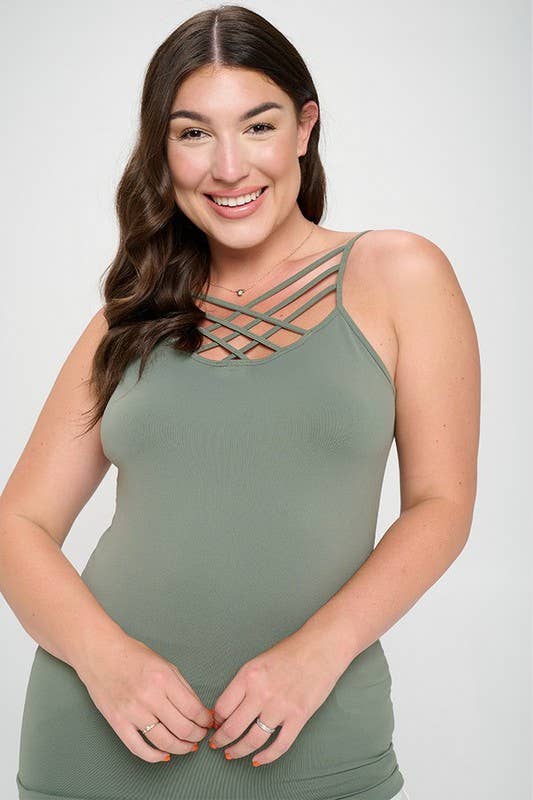 Yelete Curvy Seamless Triple Criss-Cross