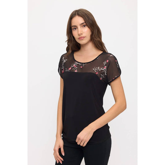 EMBROIDERY DOLMAN TOP