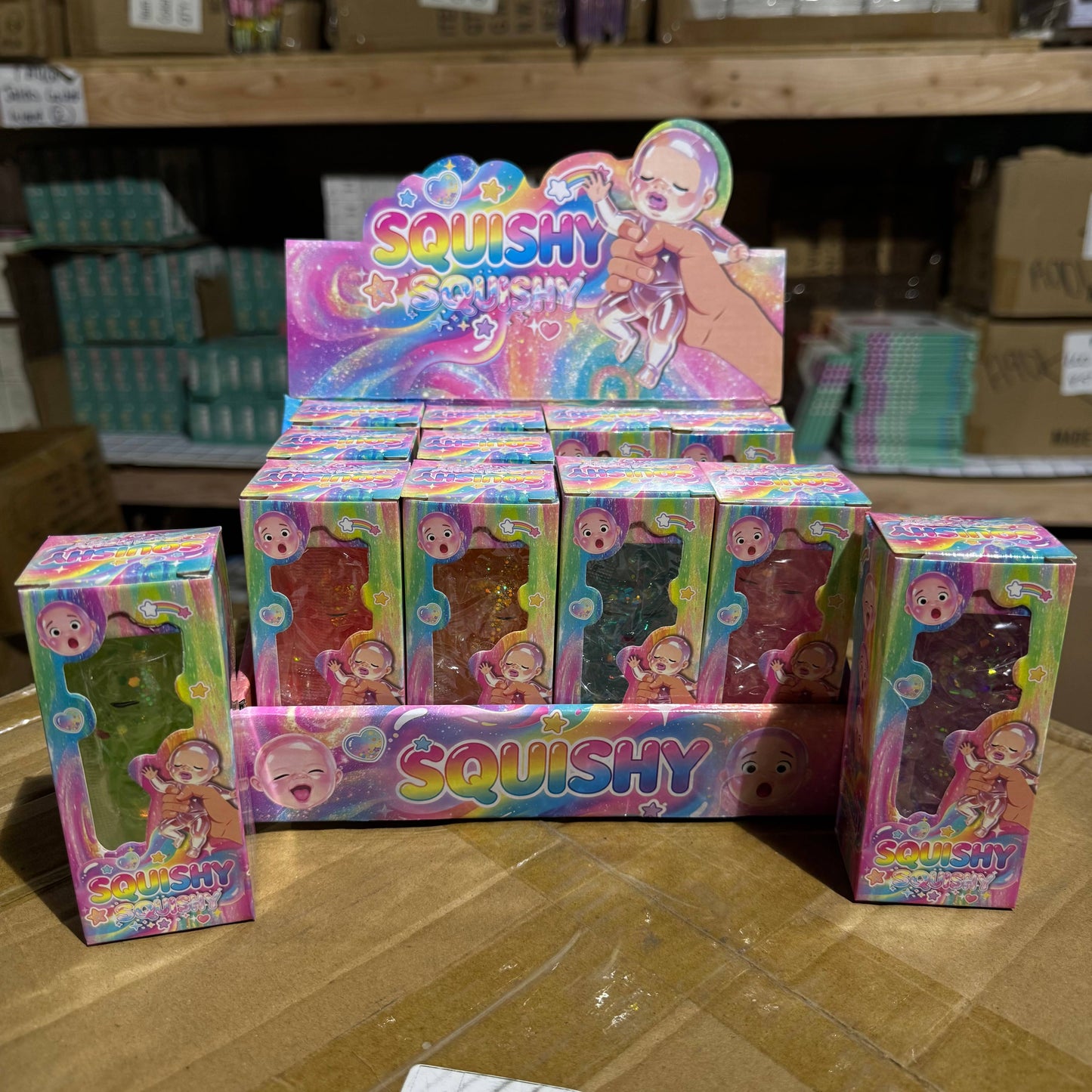 Sugar Squeeze Glitter Baby Squishy