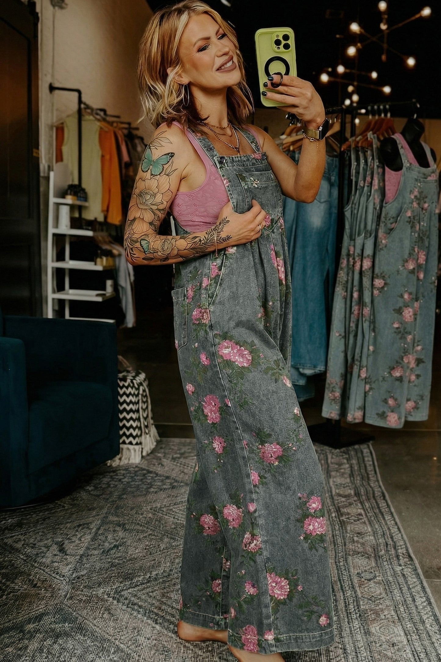 Floral Forever Overalls