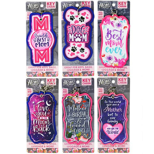 Mother's Day Mom Printed Patch Keychain