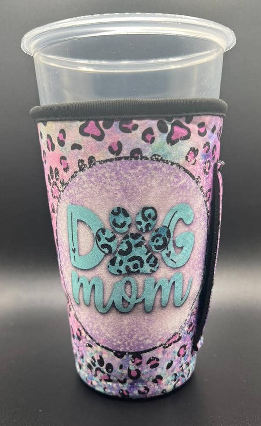 DOG MOM-Teal & Purple
