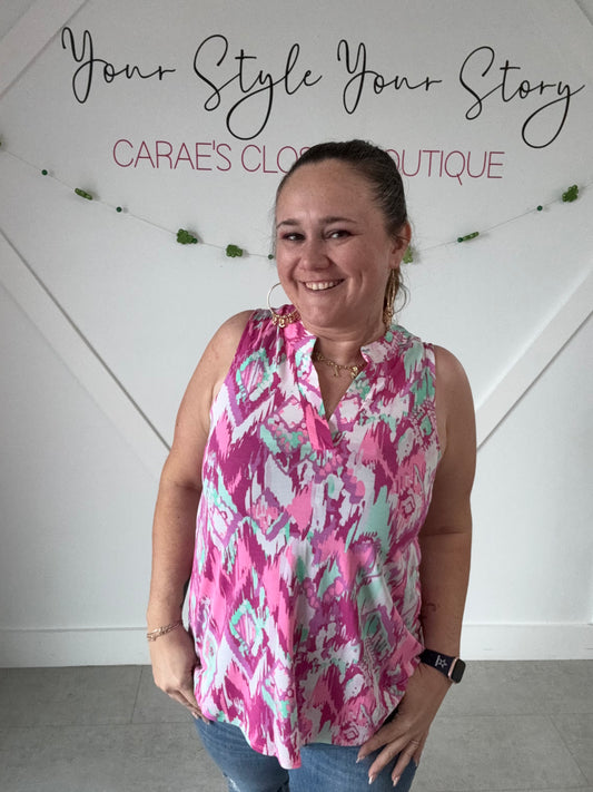 Colorful Dear Scarlett Lizzy Top