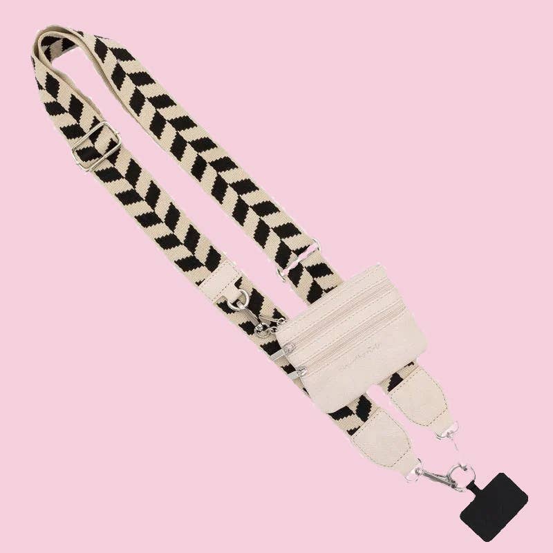 Diamond Print Bag Strap