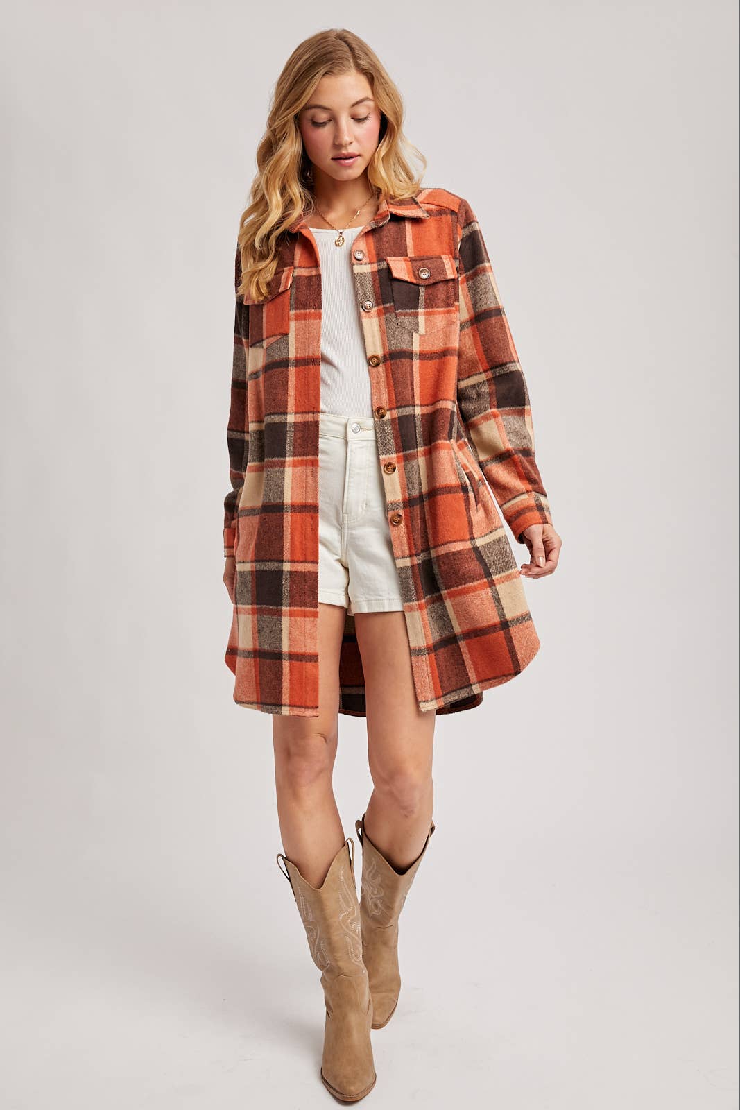 FLANNEL  PLAID SHACKET