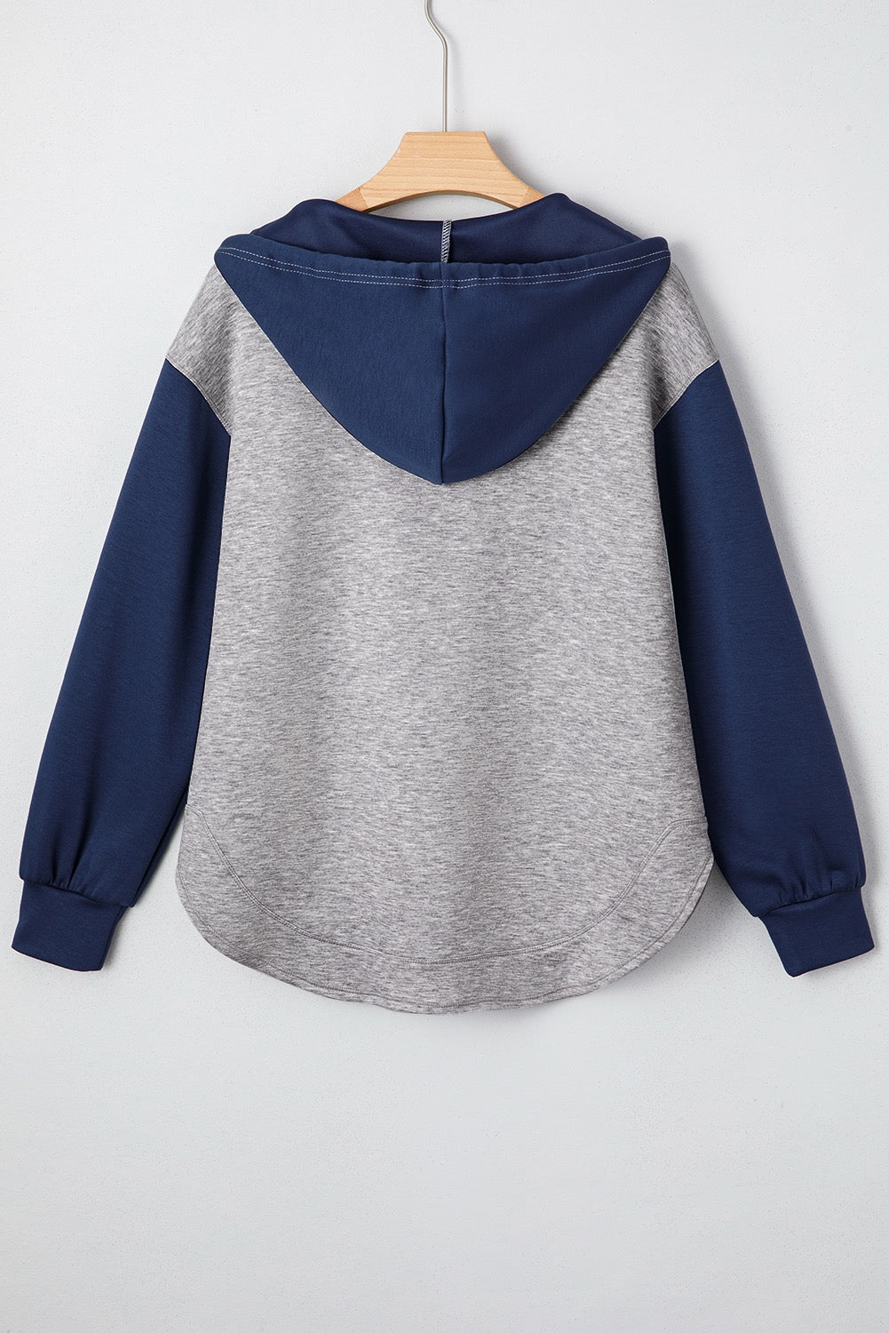 Navy N Grey Hoodie