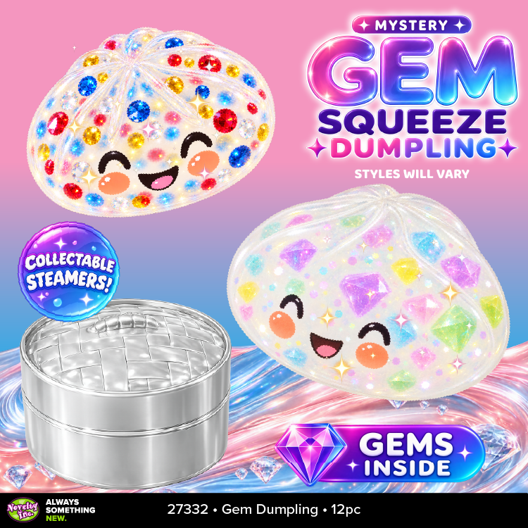 NEW!!! Fun Doh Mystery Gem Filled Squishy Dumpling NOV 20th SHIP DATE