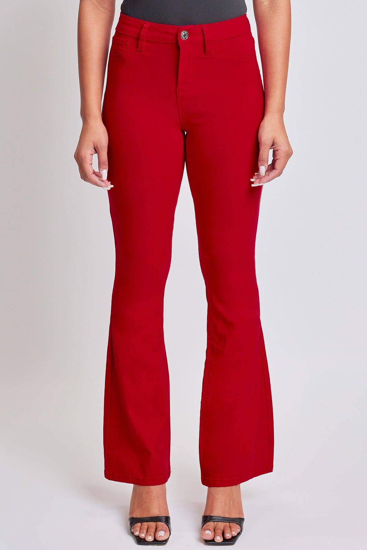 Hyperstretch Flare Pants Christmas  Red