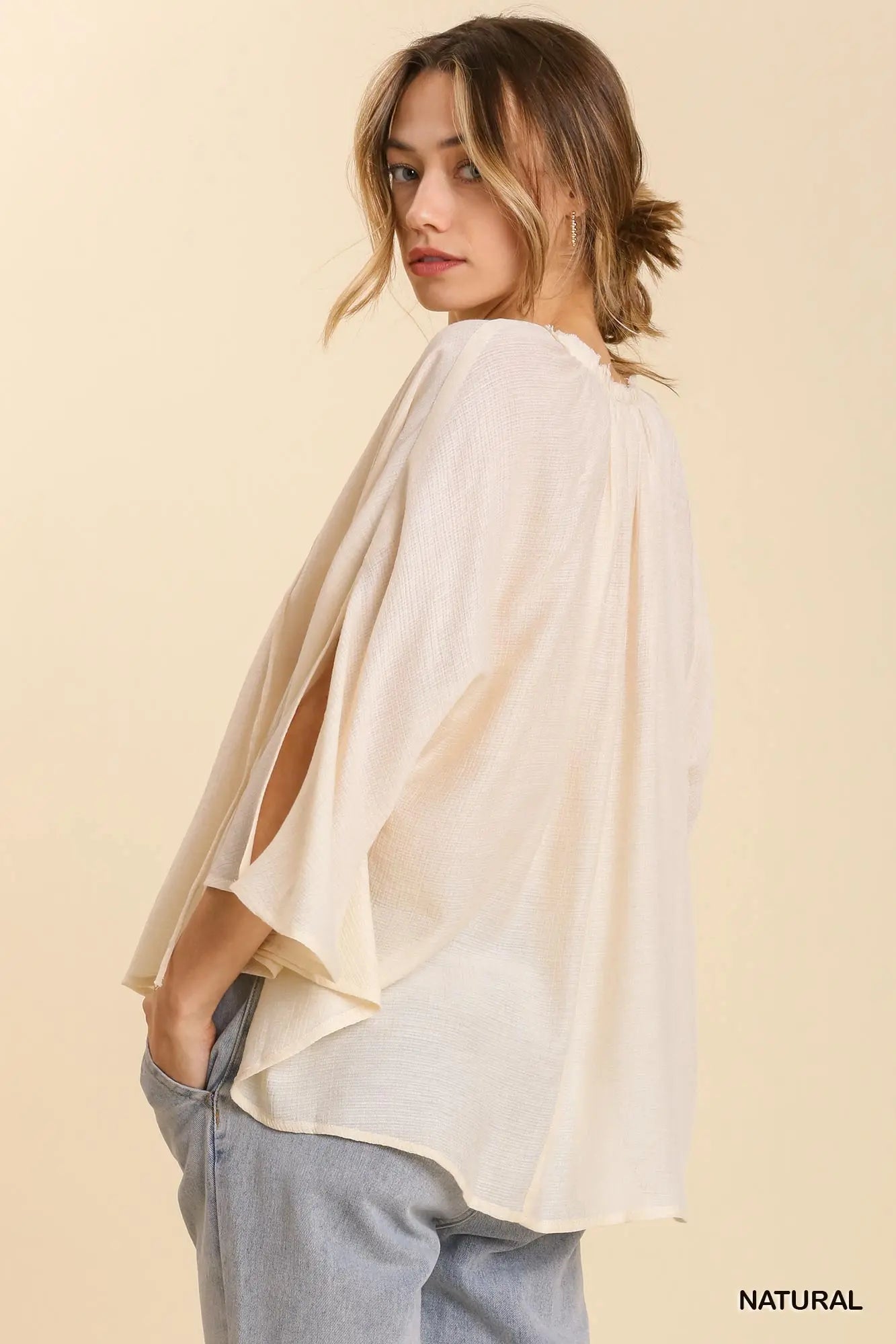 Natural Cape Top