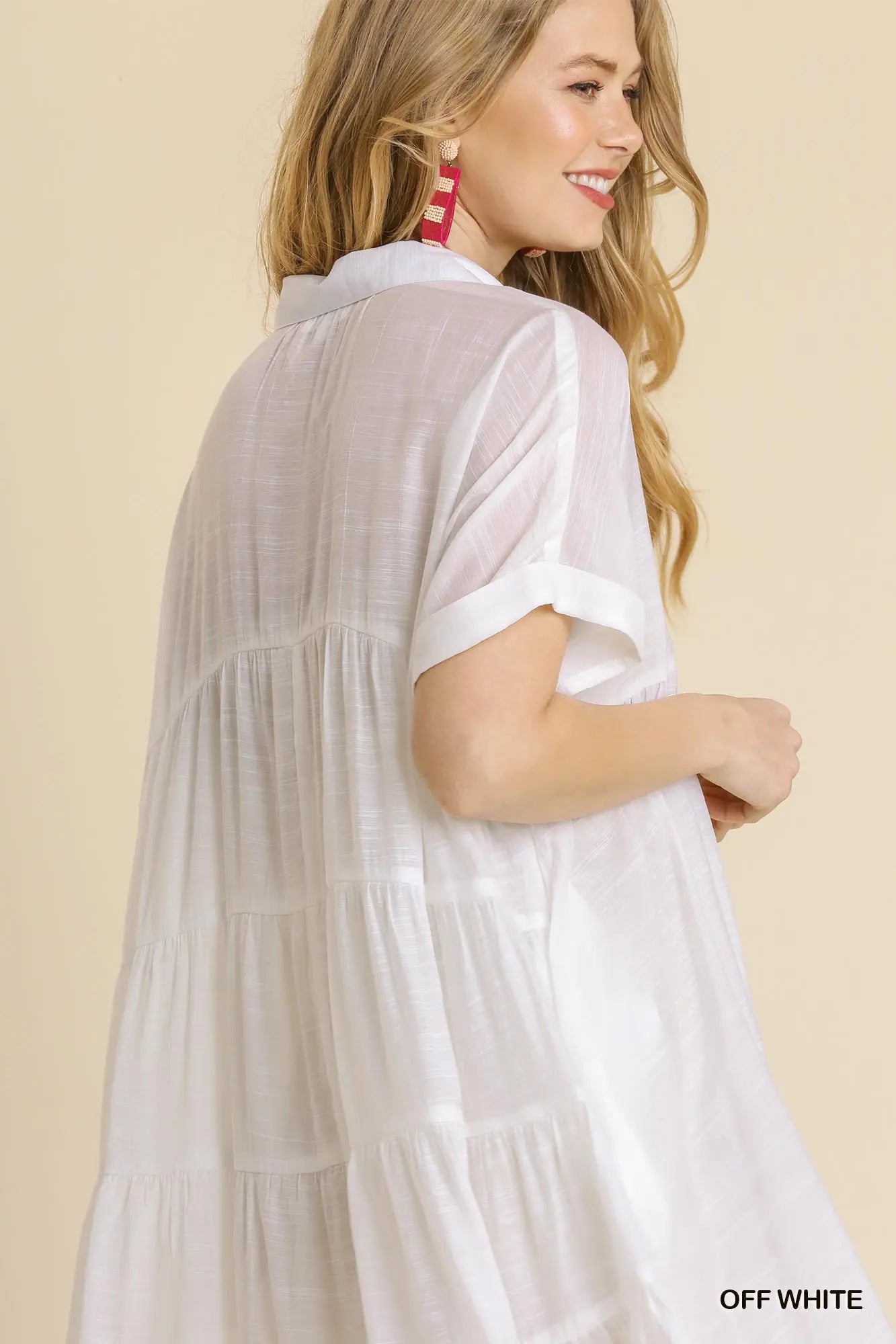 Babydoll Button Dress