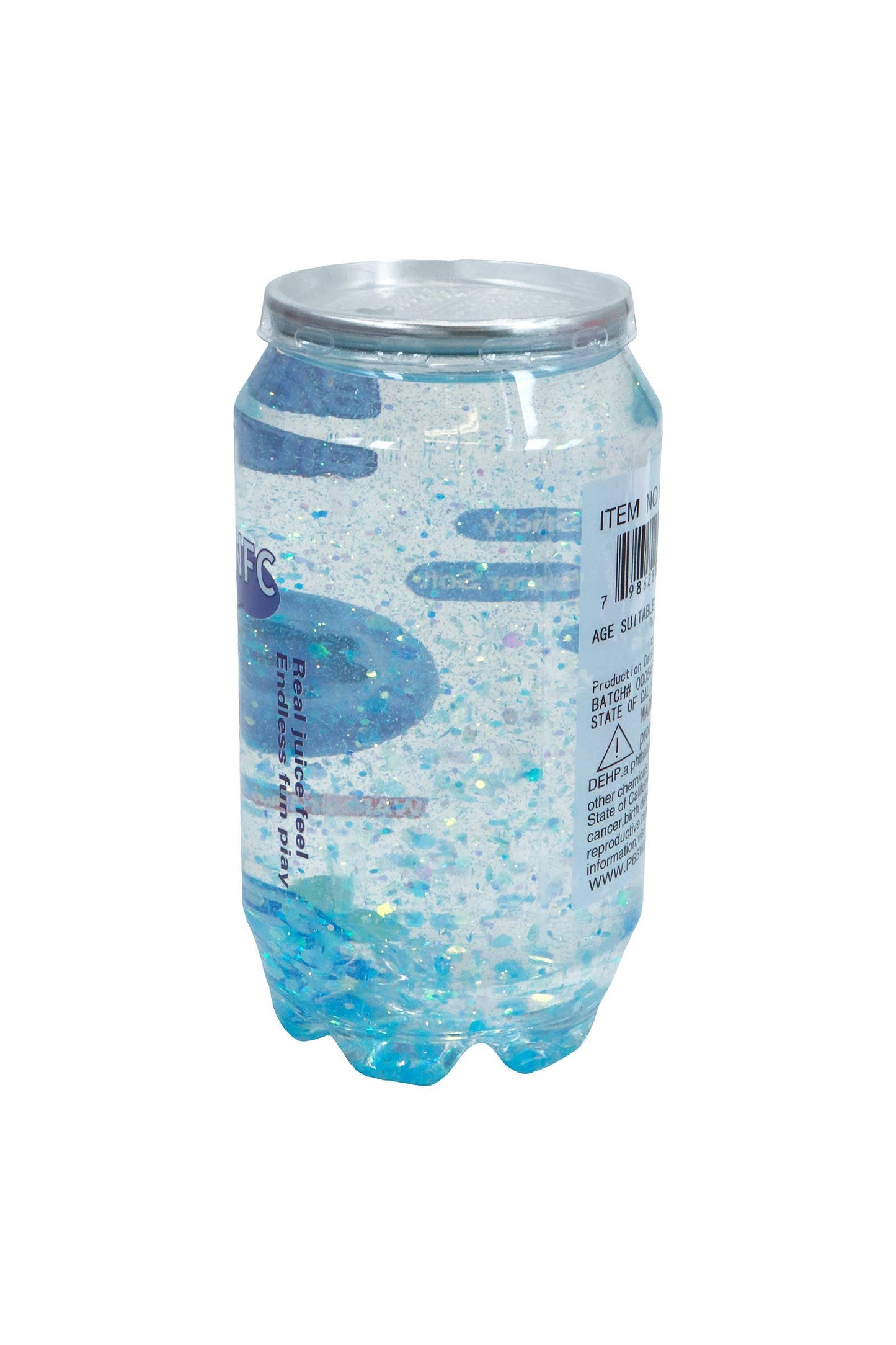 Sparkling Berry Apple Fruit Variety Soda Can Glitter Slime