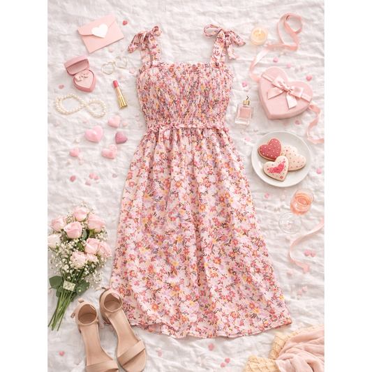 Bloom Girl MIDI DRESS