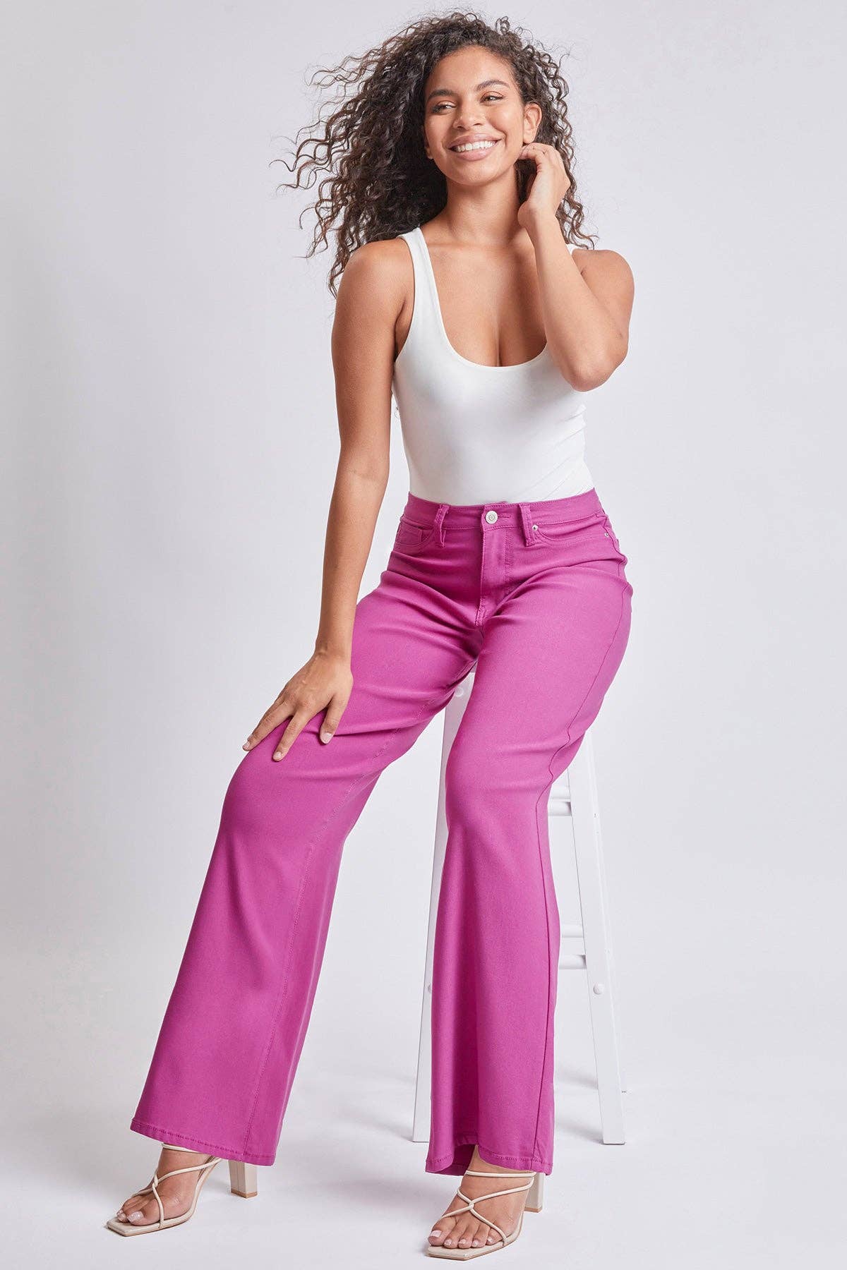 Hyperstretch High Rise Wide Leg