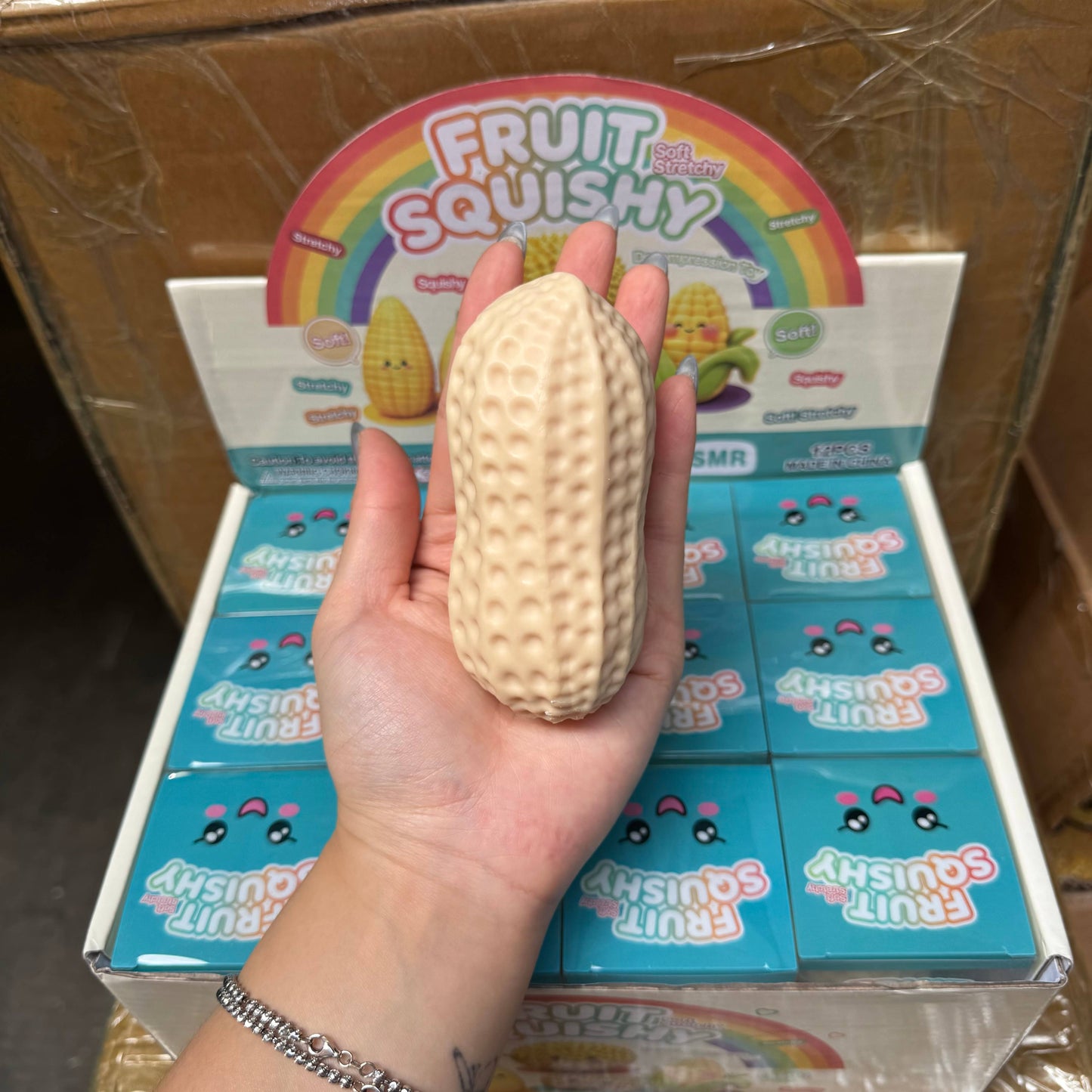 Crackling Crunchy Large Peanut Squishy ASMR