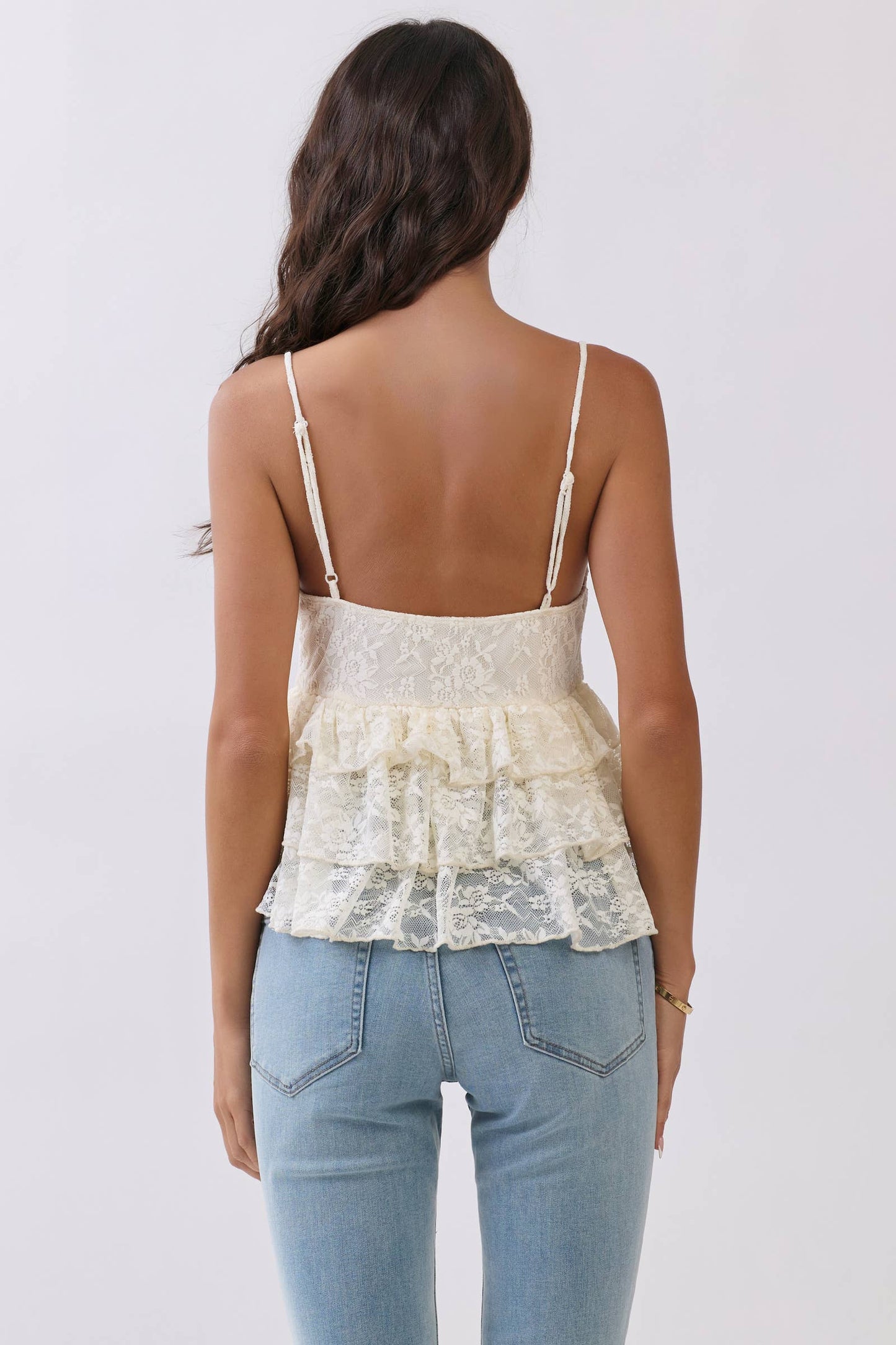 PLUNGING BABYDOLL CAMI